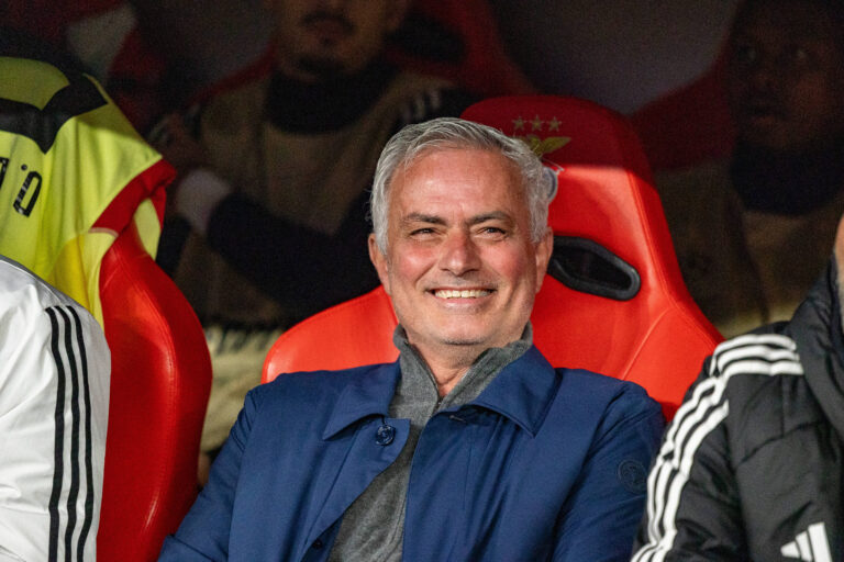 Jose Mourinho seen during Champions League play off game between SL Benfica and Real Madrid CF Maciej Rogowski/Ball Raw Images Lisbon Estadio da Luz Portugal Copyright: xMaciejxRogowskix ROG_BENvsRMA-59
2026.02.17 Lizbona
pilka nozna liga mistrzow
SL Benfica - Real Madryt
Foto IMAGO/PressFocus

!!! POLAND ONLY !!!