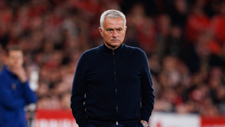 Jose Mourinho seen during Liga Portugal game between teams of SL Benfica and FC Porto at Estadio Da Luz Maciej Rogowski/Ball Raw Images PT Lisbon Estadio Da Luz Portugal Copyright: xMaciejxRogowskix maciejrogowski_slbenfica_fcporto_2526-356
2026.03.08 Lizbona
pilka nozna liga portugalska
Benfica Lizbona - FC Porto
Foto IMAGO/PressFocus

!!! POLAND ONLY !!!