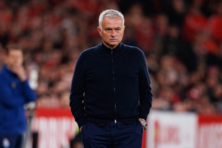 Jose Mourinho seen during Liga Portugal game between teams of SL Benfica and FC Porto at Estadio Da Luz Maciej Rogowski/Ball Raw Images PT Lisbon Estadio Da Luz Portugal Copyright: xMaciejxRogowskix maciejrogowski_slbenfica_fcporto_2526-356
2026.03.08 Lizbona
pilka nozna liga portugalska
Benfica Lizbona - FC Porto
Foto IMAGO/PressFocus

!!! POLAND ONLY !!!