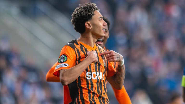 2026.03.12 Poznan
pilka nozna PKO Ekstraklasa sezon 2025/2026
Lech Poznan - Szachtar Donieck
N/z Isaque cieszynka gol bramka radosc celebraton goal Szachtar Donieck Shakhtar Donetsk
Foto Gleb Soboliev / PressFocus

2026.03.12 Poznan
Football - Polish PKO Ekstraklasa season 2025/2026
Lech Poznań - Shakhtar Donetsk
Isaque cieszynka gol bramka radosc celebraton goal Szachtar Donieck Shakhtar Donetsk
Credit: Gleb Soboliev / PressFocus