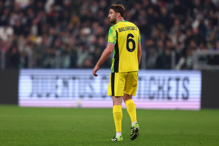 Juventus Fc - Us Sassuolo Sebastian Walukiewicz of US Sassuolo looks on during the Serie A match beetween Juventus Fc and Us Sassuolo at Allianz Stadium on March 21, 2026 in Turin, Italy . Torino Allianz Stadium Italy Copyright: xMarcoxCanonierox
2026.03.21 Turyn
pilka nozna , liga wloska
Juventus Turyn - US Sassuolo Calcio
Foto IMAGO/PressFocus

!!! POLAND ONLY !!!