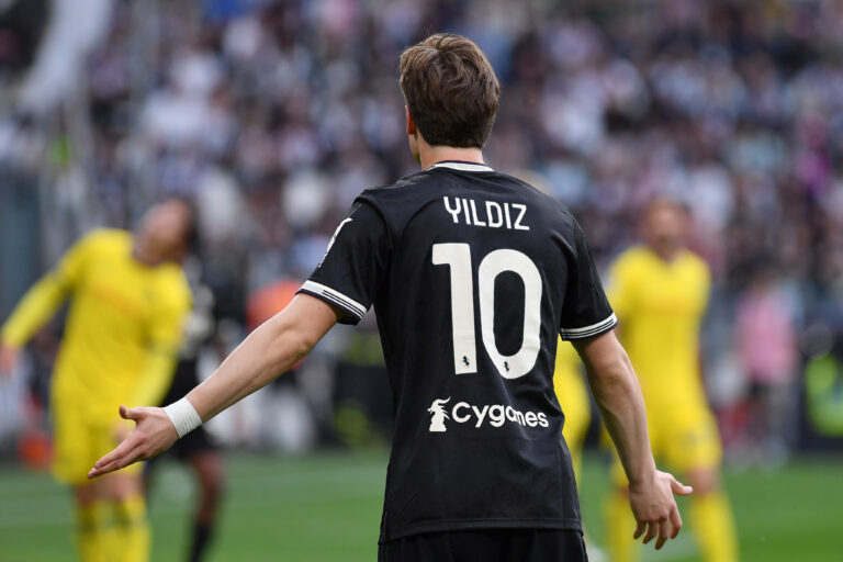 Kenan Yildiz of Juventus FC during Serie A 2025/26 match between Juventus FC and of Hellas Verona FC at Allianz Stadium on May 03, 2026 in Turin, Italy - ph Giuliano Marchisciano (Photo by Giuliano Marchisciano/IPA Sport / ipa-agency.net/IPA/Sipa USA)
2026.05.03 Turyn
pilka nozna liga wloska
Juventus Turyn - Hellas Werona
Foto IPA/SIPA USA/PressFocus

!!! POLAND ONLY !!!