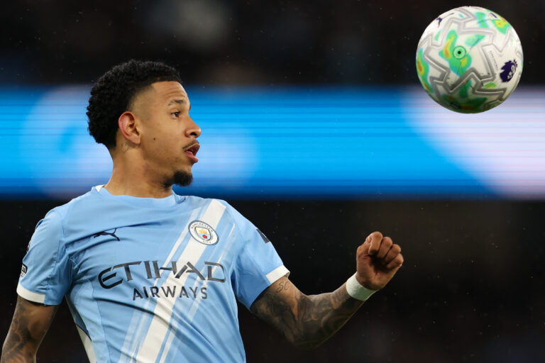 MANCHESTER, ENGLAND - MAY 13: Savinho of Manchester City during the Premier League match between Manchester City and Crystal Palace at Etihad Stadium on May 13, 2026 in Manchester, England. (Photo by MB Media/MB Media)
2026.05.13 Manchester
Pilka nozna liga angielska
Manchester City - Crystal Palace
Foto MB Media/PressFocus

!!! POLAND ONLY !!!