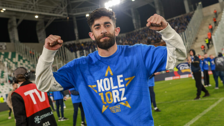 2026.05.16 Radom
pilka nozna PKO Ekstraklasa sezon 2025/2026
Radomiak Radom - Lech Poznan
feta radosc mistrzostwo szatnia
N/z Ali Gholizadeh
Foto Przemyslaw Szyszka / PressFocus

2026.05.16 Radom
Football - Polish PKO Ekstraklasa season 2025/2026
Radomiak Radom - Lech Poznan
Ali Gholizadeh
Credit: Przemyslaw Szyszka / PressFocus