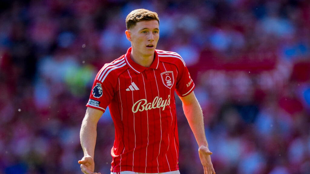 Elliot Anderson of Nottingham Forest during the Premier League match Nottingham Forest vs Bournemouth at City Ground, Nottingham, United Kingdom on 24 May 2026

(Photo by Maynard Manyowa/News Images) in Nottingham, United Kingdom on 5/24/2026. (Photo by Maynard Manyowa/News Images/Sipa USA)
2026.05.24 Nottingham
pilka nozna liga angielska
Nottingham Forest - AFC Bournemouth
Foto News Images/SIPA USA/PressFocus

!!! POLAND ONLY !!!