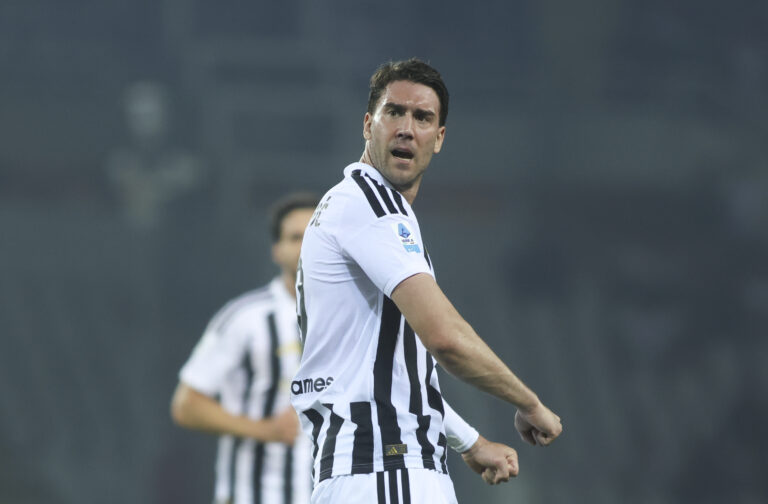 IPA85058327 - Dusan Vlahovic of Juventus FC celebrating after a goal during the Italian Serie A, football match between Juventus FC and ACF Fiorentina on May 17, 2026 at Allianz Stadium Turin, Italy. Photo Nderim Kaceli (Photo by /Sipa USA)
2026.05.24 Turyn
pilka nozna liga wloska
Torino FC - Juventus Turyn

Foto IPA/SIPA USA/PressFocus

!!! POLAND ONLY !!!