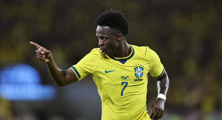 Rio de Janeiro, Brazil - May 31: Vinicius Junior of Brazil celebrates his goal during the International Friendly, Länderspiel, Nationalmannschaft match between Brazil and Panama at Estadio do Maracana on May 31, 2025 in Rio de Janeiro, Brazil. Photo by Heuler Andrey/Eurasia Images Rio de Janeiro Estadio do Maracana RJ Brazil *** Rio de Janeiro, Brazil May 31 Vinicius Junior of Brazil celebrates his goal during the International Friendly match between Brazil and Panama at Estadio do Maracana on May 31, 2025 in Rio de Janeiro, Brazil Photo by Heuler Andrey Eurasia Sport Images Rio de Janeiro Estadio do Maracana RJ Brazil Copyright: x x2025xEurasiaxSportxImagesx jp-en-EuSpIm-HA6_Brazil_Panama_31May2026_BR078
2026.05.31 Rio de Janeiro
pilka nozna , miedzynarodowy mecz towarzyski
Brazylia - Panama
Foto IMAGO/PressFocus

!!! POLAND ONLY !!!