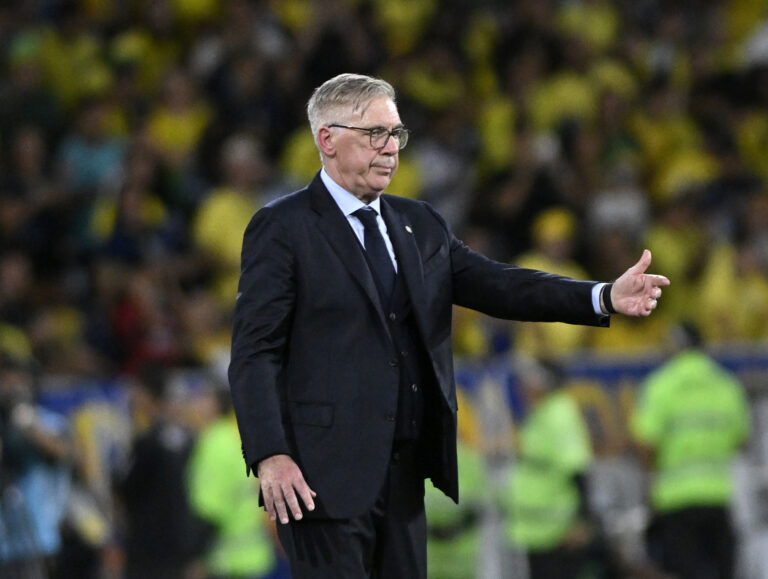 RIO DE JANEIRO, BRAZIL - MAY 31: Carlo Ancelotti, Head Coach of Brazil gestures during the international friendly match between Brazil and Panama at Maracana Stadium on May 31, 2026 in Rio de Janeiro, Brazil (Photo by Andre Ricardo/Sports Press Photo/SPP) (Photo by SPP/Sipa USA)
2026.05.31 Rio de janeiro
pilka nozna mecz towarzyski
Brazylia - Panama
Foto SPP/SIPA USA/PressFocus

!!! POLAND ONLY !!!
