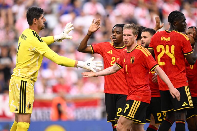 Croatia vs Belgium - friendly match RIJEKA, CROATIA - JUNE 02 : Courtois Thibaut goalkeeper of Belgium, Ngoy Nathan of Belgium and De Bruyne Kevin forward of Belgium pictured during a friendly match between Croatia and Belgium ahead of the FIFA World Cup, WM, Weltmeisterschaft, Fussball 2026 on June 02, 2026 in Rijeka, Croatia, 02/06/2026 Rijeka Croatia PUBLICATIONxNOTxINxFRAxBEL Copyright: xTomasxSiskx
2026.06.02 Rijeka
pilka nozna , miedzynarodowy mecz towarzyski
Chorwacja - Belgia
Foto IMAGO/PressFocus

!!! POLAND ONLY !!!