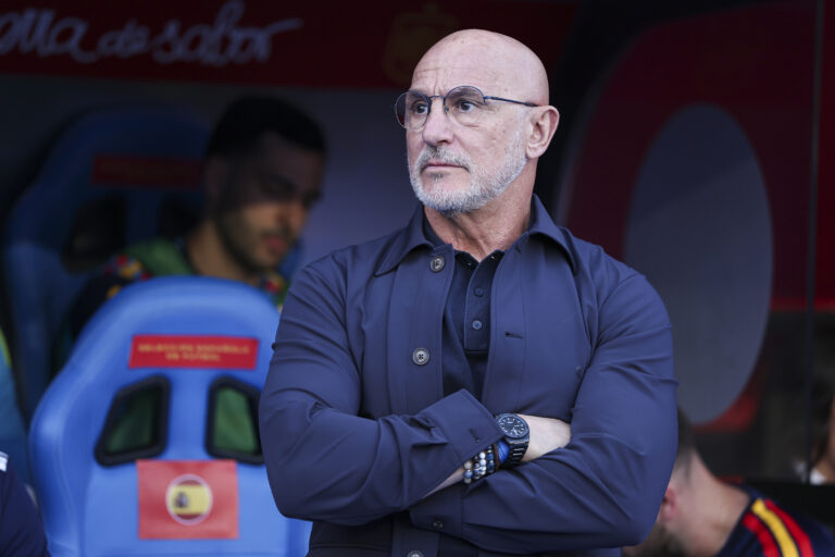 IPA85336839 - Luis de la Fuente, head coach of Spain during the International Friendly football match between Spain and Iraq on 4 June 2026 at Estadio Municipal De Abanca Riazor in La Coruna, Spain (Photo by /Sipa USA)
2026.06.04 Coruna
pilka nozna mecz towarzyski
Hiszpania - Irak
Foto IPA/SIPA USA/PressFocus

!!! POLAND ONLY !!!