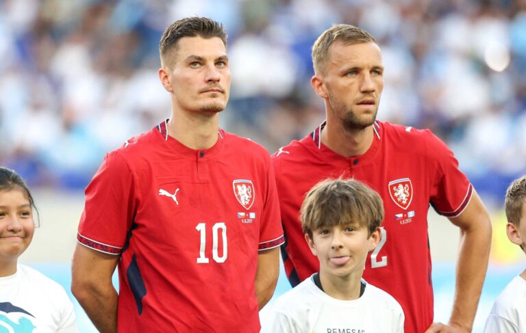 Czech Republic and Guatemala during an International Friendly, Landerspiel, Nationalmannschaft in preparation for the World Cup Patrik Schick of Czech Republic during match against Guatemala an international friendly in preparation for the World Cup at Sports Illustrated Stadium in Harrison, New Jersey on Thursday, June 4, 2026. Harrison Sports Illustrated Stadium NJ UNITED STATES Copyright: xWilliamxVolcovx
2026.06.05 Harrison
pilka nozna mecz towarzyski
Czechy - Gwatemala
Foto IMAGO/PressFocus

!!! POLAND ONLY !!!