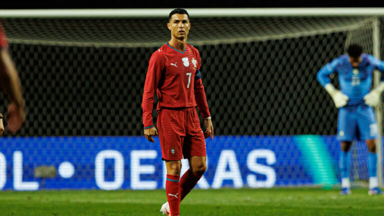 Cristiano Ronaldo seen during International Friendly, Landerspiel, Nationalmannschaft game between national teams of Portugal and Nigeria Luis Loureiro/Ball Raw Images PT Leiria Estadio Dr. Magalhaes Pessoa Portugal Copyright: xLuisxLoureirox luisloureiro_portugal_nigeria_2526-59
2026.06.10 Leiria
pilka nozna mecz towarzyski
Portugalia - Nigeria
Foto IMAGO/PressFocus

!!! POLAND ONLY !!!