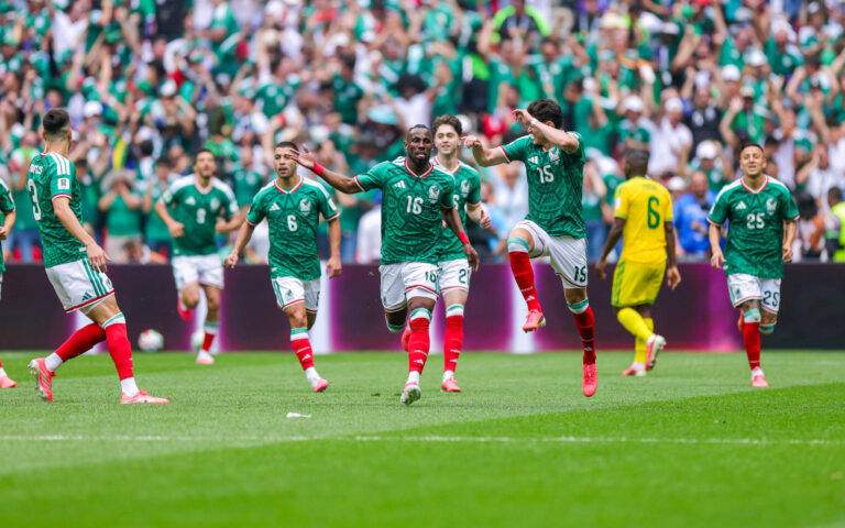 FIFA World Cup, WM, Weltmeisterschaft, Fussball 2026 FIFA WORLD CUP 2026 MEXICO VS SOUTH AFRICA 11062026 MEXICO CITY, MEXICO. Action photo of Julian Quinones 16 of the Mexico national team, Nationalteam celebrating a goal against South Africa, during the opening game of the FIFA World Cup 2026, held at the Estadio Ciudad de Me xico of Mexico City./Foto de accion de Julian Quinones 16 de la Seleccion Nacional de Mexico, celebrando un gol en contra de Sudafrica, juego inaugural de la Copa del Mundo 2026 de la FIFA, celebrado en el Estadio Ciudad de Me xico de la Ciudad de Me xico. PHOTO BY IMAGENSHOP AGENCIA FOTOGRAFICA MEXICO CITY MEXICO CITY MEXICO *** FIFA WORLD CUP 2026 FIFA WORLD CUP 2026 MEXICO VS SOUTH AFRICA 11062026 MEXICO CITY, MEXICO Action photo of Julian Quinones 16 of the Mexico National team, celebrating a goal against South Africa, during the opening game of the FIFA World Cup 2026, held at the Estadio Ciudad de Me xico of Mexico City Action photo of Julian Quinones 16 of the Mexico National team, celebrating a goal against South Africa, during the opening game of the FIFA World Cup 2026, held at the Estadio Ciudad de Me xico of Mexico City PHOTO BY IMAGENSHOP AGENCIA FOTOGRAFICA MEXICO CITY MEXICO CITY MEXICO CITY MEXICO CITY MEXICO Copyright: xYOALIxMARTINEZx
2026.06.11 Meksyk
pilka nozna mistrzostwa swiata
Meksyk - Republika Poludniowej Afryki
Foto IMAGO/PressFocus

!!! POLAND ONLY !!!