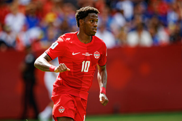 Jonathan David seen during FIFA World Cup, WM, Weltmeisterschaft, Fussball 2026 game between national teams of Canada and Bosnia and Herzegovina Grzegorz Wajda/Ball Raw Images Toronto BMO Field Canada Copyright: xGrzegorzxWajdax grzegorzwajda_canada_bosnia_2526_2-75
2026.06.12 Toronto
pilka nozna , mistrzostwa swiata , mundial 2026
Kanada - Bosina i Hercegowina
Foto IMAGO/PressFocus

!!! POLAND ONLY !!!