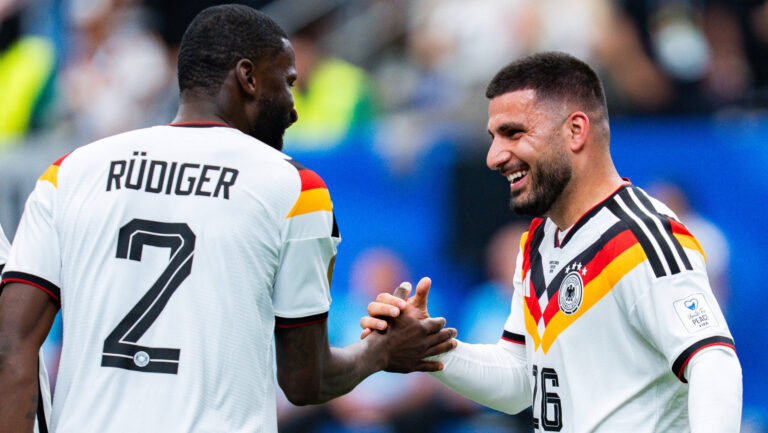 FIFA Fussball Weltmeisterschaft 2026, Gruppe E, Spiel 1, Deutschland vs. Curacao, 14.06.2026 im NRG Stadium in Houston, Texas Tor zum 6:1 durch Deniz Undav hier mit Toni R¸diger Aleksandar Pavlovic und Nico Schlotterbeck *** FIFA World Cup 2026, Group E, Match 1, Germany vs Curacao, 14 06 2026 at NRG Stadium in Houston, Texas Goal for 6 1 by Deniz Undav here with Toni R¸diger Aleksandar Pavlovic and Nico Schlotterbeck Copyright: xBahhoxKarax
2026.06.14 Houston
pilka nozna mistrzostwa swiata
Niemcy - Curacao
Foto IMAGO/PressFocus

!!! POLAND ONLY !!!