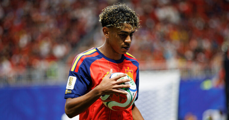 Lamine Yamal seen during FIFA World Cup, WM, Weltmeisterschaft, Fussball 2026 game between national teams of Spain and Cabo Verde Grzegorz Wajda/Ball Raw Images Atlanta Atlanta Stadium USA Copyright: xGrzegorzxWajdax grzegorzwajda_spain_caboverde_2526-9
2026.06.15 Atlanta
pilka nozna , mistrzostwa swiata , mundial 2026
Hiszpania - Republika Zielonego Przyladka
Foto IMAGO/PressFocus

!!! POLAND ONLY !!!