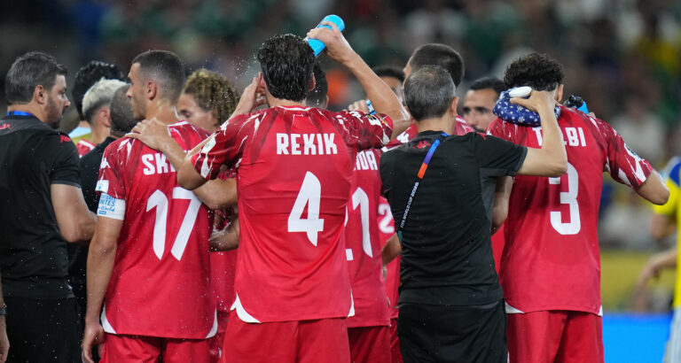 (260615) -- MONTERREY, June 15, 2026 (Xinhua) -- Players of Tunisia are seen during the group F match between Sweden and Tunisia at the 2026 FIFA World Cup at Estadio Monterrey in Monterrey, Mexico, on June 14, 2026. (Photo by Martin Zabala/Xinhua)

2026.06.15 Monterrey
pilka nozna mistrzostwa swiata
Szwecja - Tunezja
Foto Martin Zabala/Xinhua/PressFocus

!!! POLAND ONLY !!!