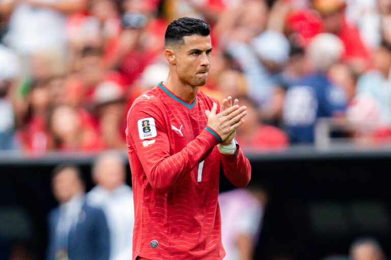 FIFA Fussball Weltmeisterschaft 2026, Gruppe K, Spiel 1, Portugal vs. DR Kongo, 17.06.2026 im NRG Stadium in Houton, Texas Cristiano Ronaldo unzufrieden unglücklich genervt sauer *** 2026 FIFA World Cup, Group K, Match 1, Portugal vs. DR Congo, June 17, 2026, at NRG Stadium in Houston, Texas. Cristiano Ronaldo Copyright: xBahhoxKarax
2026.06.17 Houston
pilka nozna , mistrzostwa swiata , mundial 2026
Portugalia - DR Konga
Demokratyczna Republika Konga
Foto IMAGO/PressFocus

!!! POLAND ONLY !!!