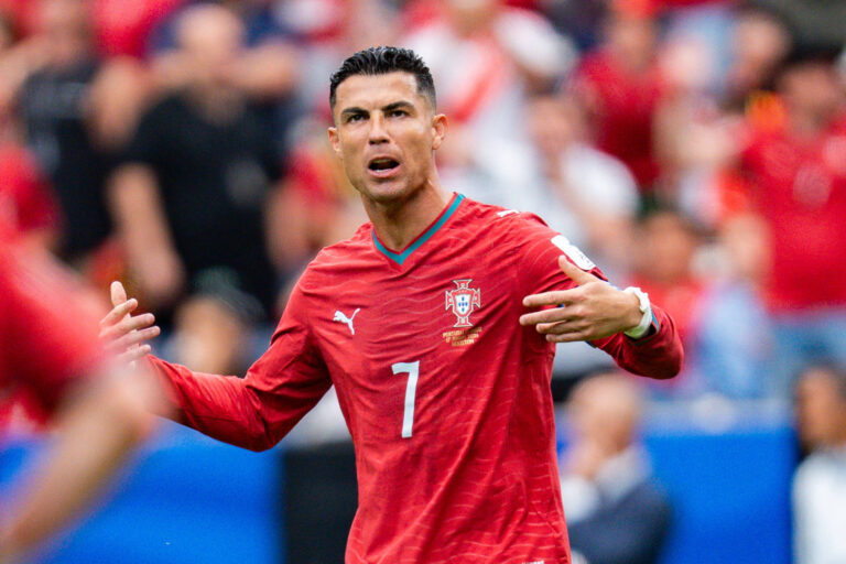 FIFA Fussball Weltmeisterschaft 2026, Gruppe K, Spiel 1, Portugal vs. DR Kongo, 17.06.2026 im NRG Stadium in Houton, Texas Cristiano Ronaldo unzufrieden unglücklich genervt sauer *** 2026 FIFA World Cup, Group K, Match 1, Portugal vs. DR Congo, June 17, 2026, at NRG Stadium in Houston, Texas. Cristiano Ronaldo Copyright: xBahhoxKarax
2026.06.17 Houston
pilka nozna , mistrzostwa swiata , mundial 2026
Portugalia - DR Konga
Demokratyczna Republika Konga
Foto IMAGO/PressFocus

!!! POLAND ONLY !!!