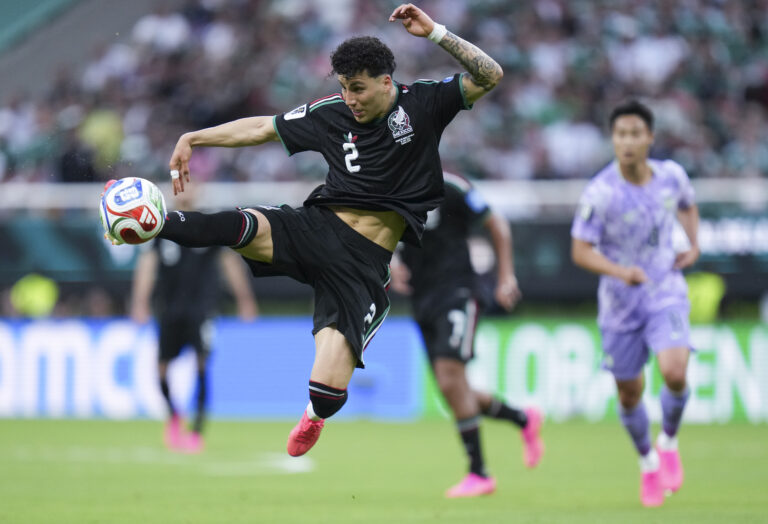 (260619) -- GUADALAJARA, June 19, 2026 (Xinhua) -- Jorge Sanchez of Mexico competes during a group A match between Mexico and South Korea at the 2026 FIFA World Cup at Guadalajara Stadium in Guadalajara, Mexico, June 19, 2026. (Photo by Martin Zabala/Xinhua)

2026.06.19 Zapopan
pilka nozna mistrzostwa swiata
Meksyk - Korea Poludniowa
Foto Martin Zabala/Xinhua/PressFocus

!!! POLAND ONLY !!!