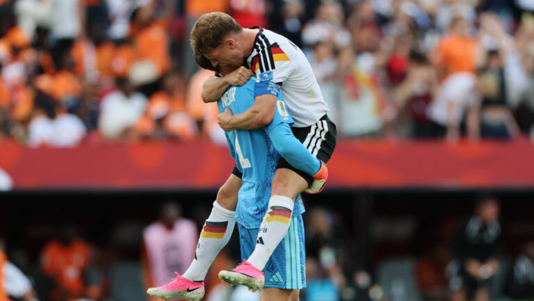 Toronto, Canada - 20 June: Joshua Kimmich 6 of Germany and Manuel Neuer 1 of Germany celebrate after winning during the FIFA World Cup, WM, Weltmeisterschaft, Fussball 2026 match between Germany vs Cote d Ivoire at Toronto Stadium on 20 June 2026. Copyright: xOPAxImagesxMohammadxKaramalix
2026.06.20 Toronto
pilka nozna , mistrzostwa swiata , mundial 2026
Niemcy - Wybrzeze Kosci Sloniowej
WKS
Foto IMAGO/PressFocus

!!! POLAND ONLY !!!