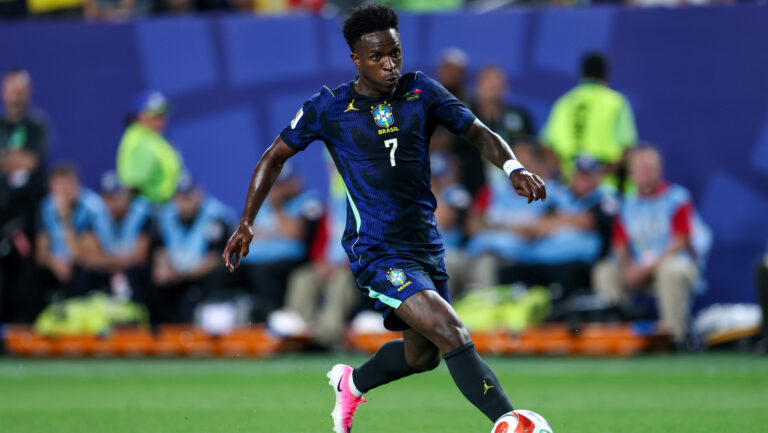 Vinicius Junior of Brazil during the FIFA World Cup 2026 Group C match between Brazil and Haiti at Philadelphia Stadium on June 19, 2026 in Philadelphia, Pennsylvania. Photo: Igor Kralj/PIXSELL/Sipa USA
2026.06.20 Philadelphia
pilka nozna mistrzostwa swiata
Brazylia - Haiti

Foto PIXSELL/SIPA USA/PressFocus

!!! POLAND ONLY !!!