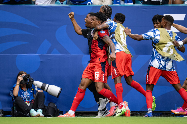 Kevin Pina of Cabo Verde celebrates after scoring the team's first goal during the FIFA World Cup 2026 Group H match between Uruguay and Cabo Verde at Miami Stadium in Miami Gardens, Florida, United States, on June 21st, 2026. (Photo by Riquelve Nata/Sports Press Photo) (Photo by Riquelve Nata/Sports Press Photo/Sipa USA)
2026.06.22 Miami
pilka nozna mistrzostwa swiata
Urugwaj - Republika Zielonego Przyladka

Foto SPP/SIPA USA/PressFocus

!!! POLAND ONLY !!!