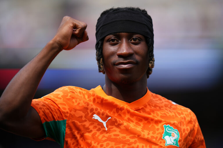 June 25, 2026: Ivory Coast Forward Yan Diomande (11) walks on the field prior to a World Cup match between Ivory Coast and Curacao at Philadelphia Stadium in Philadelphia, Pennsylvania.  Kyle Rodden/CSM/Sipa USA (Credit Image: © Kyle Rodden/Cal Sport Media/Sipa USA)
2026.06.25 Filadelfia
pilka nozna , mistrzostwa swiata , mundial 2026
Curacao - Wybrzeze Kosci Sloniowej
Foto Cal Sport Media/SIPA USA/PressFocus

!!! POLAND ONLY !!!