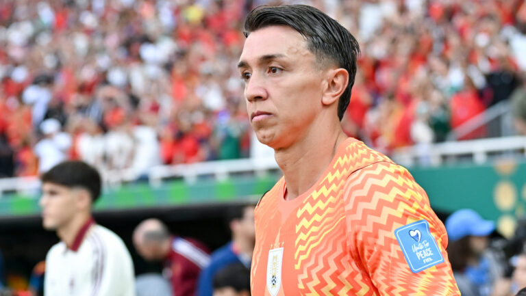Fernando Muslera of Uruguay looks on prior to FIFA Men’s World Cup 2026 Group Stage football match between Uruguay and Spain at Guadalajara Stadium, in Guadalajara on June 26th 2026 (Photo by Nayra Halm/SPP) (Photo by Nayra Halm/SPP/Sipa USA)
2026.06.26 Guadalajara
pilka nozna , mistrzostwa swiata , mundial 2026
Urugwaj - Hiszpania
Foto Nayra Halm/SPP/SIPA USA/PressFocus

!!! POLAND ONLY !!!