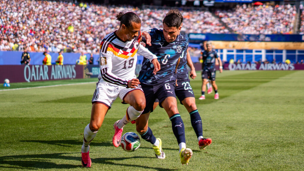 FIFA Fussball Weltmeisterschaft 2026, Sechszehntelfinale, Deutschland vs. Paraguay, 29.06.2026, Boston Stadium Leroy Sane Deutschland *** 2026 FIFA World Cup, Round of 32, Germany vs. Paraguay, June 29, 2026, Boston Stadium, Leroy San√©, Germany Copyright: xBahhoxKarax
2026.06.29 Foxborough
pilka nozna mistrzostwa swiata
Niemcy - Paragwaj

Foto IMAGO/PressFocus

!!! POLAND ONLY !!!