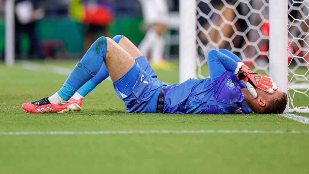 FIFA WORLD CUL 2026 NETHERLANDS VS MOROCCO FIFA World Cup, WM, Weltmeisterschaft, Fussball 2026 NETHERLANDS VS MOROCCO NETHERLANDS VS MOROCCO 29062026 MONTERREY, NUEVO LEON. Photo of Bart Verbruggen 1 of Netherlands, during game of the FIFA World Cup 2026, held at the Estadio Monterrey of Monterrey, Nuevo Leon./Foto de Bart Verbruggen 1 de Paises Bajos, durante juego de la Copa del Mundo 2026 de la FIFA, celebrado en el Estadio Monterrey de Monterrey Nuevo Leon. PHOTO BY IMAGENSHOP AGENCIA FOTOGRAFICA MONTERREY NUEVO LEON MEXICO *** FIFA WORLD CUP 2026 NETHERLANDS VS MOROCCO FIFA WORLD CUP 2026 NETHERLANDS VS MOROCCO NETHERLANDS VS MOROCCO 06/29/2026 MONTERREY, NUEVO LEON Photo of Bart Verbruggen 1 of the Netherlands, during a match of the 2026 FIFA World Cup, held at Estadio Monterrey in Monterrey, Nuevo Leon Photo of Bart Verbruggen 1 of the Netherlands, during a match of the 2026 FIFA World Cup, held at the Estadio Monterrey in Monterrey, Nuevo León PHOTO BY IMAGENSHOP PHOTO AGENCY MONTERREY, NUEVO LEÓN, MEXICO Copyright: xYOALIxMARTINEZx
2026.06.29 MONTERREY
pilka nozna Mistrzostwa Swiata 2026
Holandia - Maroko
Foto IMAGO/PressFocus

!!! POLAND ONLY !!!