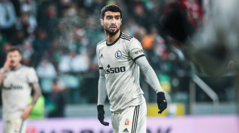 09.12.2021 Warszawa
Pilka nozna
Liga Europy 2021/2022, faza grupowa
Legia Warszawa - Spartak Moskwa
N/z Mahir Emreli
Foto Adam Starszynski / PressFocus

09.12.2021 Warsaw
Football
Europa League 2021/2022, group stage
Legia Warszawa - Spartak Moscow
Mahir Emreli
Credit Adam Starszynski / PressFocus
