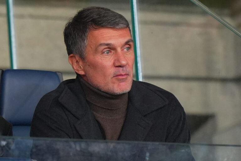 Paolo Maldini  during  the Serie A soccer match between Atalanta BC and Ac Monza at Gewiss Stadium in Bergamo , North Italy - Wednesday  ,  October  30 , 2024. Sport - Soccer . (Photo by Spada/Lapresse) (Photo by Spada/LaPresse/Sipa USA)
2024.10.30 Bergamo
pilka nozna liga wloska
Atalanta Bergamo - AC Monza
Foto Spada/LaPresse/SIPA USA/PressFocus

!!! POLAND ONLY !!!