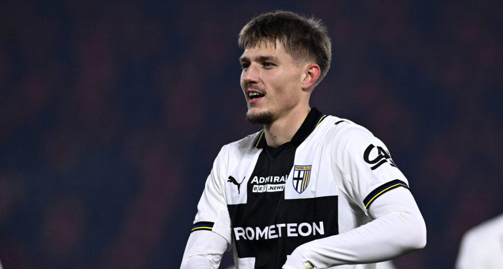 Db Bologna 04/12/2025 - Coppa Italia / Bologna-Parma / foto Daniele Buffa/Image nella foto: esultanza gol Adrian Benedyczak PUBLICATIONxNOTxINxITA
2025.12.04 Bolonia
pilka nozna Puchar Wloch
Bologna FC - Parma Calcio
Foto IMAGO/PressFocus

!!! POLAND ONLY !!!
