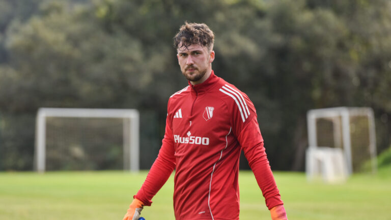 2026.01.14 MIjas, Hiszpania
pilka nozna przygotowania do sezonu Ekstraklasa trening
N/z Kacper Tobiasz
Foto Wojciech Dobrzynski / Legionisci.com / PressFocus 
2026.01.14 MIjas, Spain
foorball preseason Ekstraklasa training session
Credit: Wojciech Dobrzynski / Legionisci.com / PressFocus