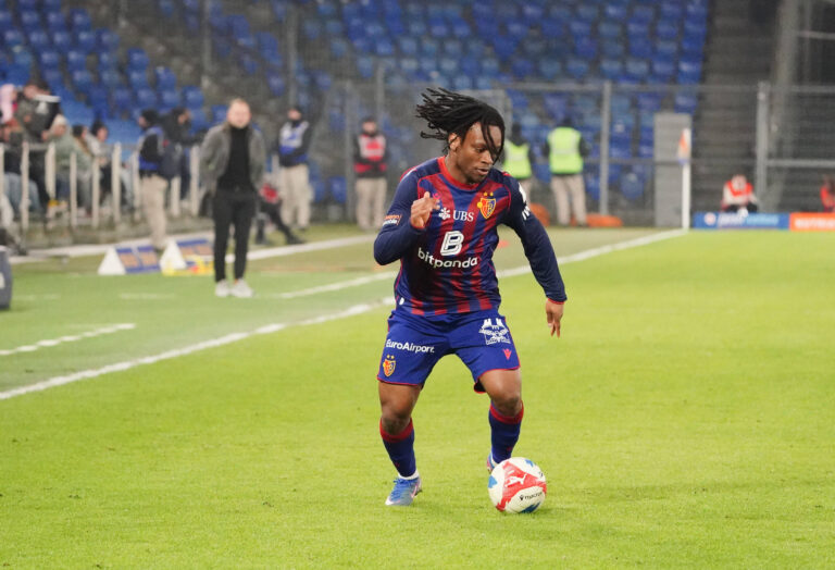 01.02.2026 Basel Fussball Herren Super League Saison 2025/2026 FC Basel - FC Thun 1:2 Bild : Jeremy Agbonifo FC Basel Aktion Einzelbild *** 01 02 2026 Basel Football Men Super League Season 2025 2026 FC Basel FC Thun 1 2 Image Jeremy Agbonifo FC Basel Action Single Image PUBLICATIONxNOTxINxSUI
2026.02.01 Bazylea
pilka nozna , liga szwajcarska
FC Basel - FC Thun
Foto IMAGO/PressFocus

!!! POLAND ONLY !!!
