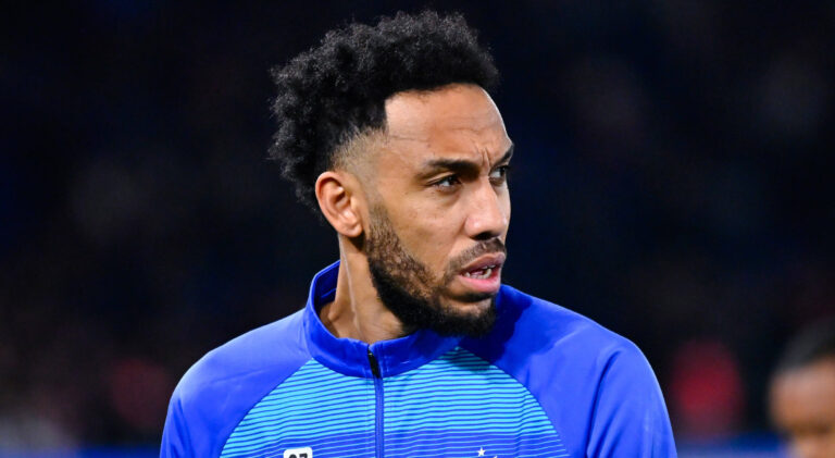 Pierre Emerick Aubameyang ( 97 - Olympique Marseille ) during the Ligue 1 match between Paris Saint Germain and Olympique Marseille at Parc Des Princes on February 08 , 2026 in Paris, France. ( Photo by Federico Pestelini / PsnewZ ) - - Photo :  Federico Pestelini / Federico Pestellini / Psnewz / SIPA /00321949_0216//Credit:PSNEWZ/SIPA/2602090103
2026.02.08 Paryz
pilka nozna liga francuska PSG
Paris Saint-Germain - Olympique Marsylia
Foto PSNEWZ/SIPA/PressFocus

!!! POLAND ONLY !!!