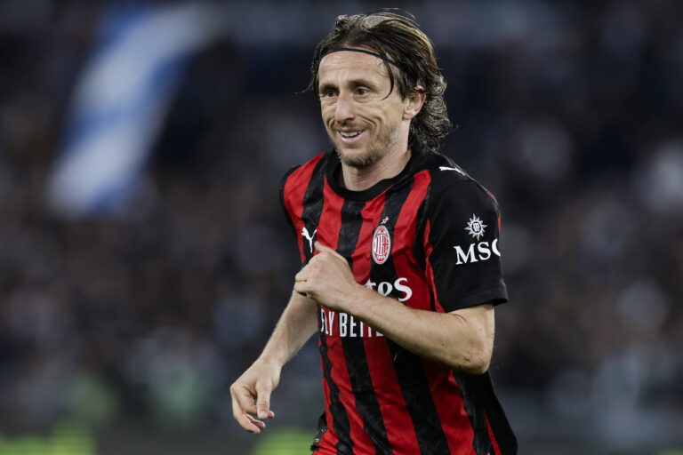 Serie A football match SS Lazio vs Ac Milan Milans Croatian midfielder Luka Modric looks during the Serie A football match SS Lazio vs AC Milan at Olimpico Stadium on March 15, 2026, in Rome. _BPH3630 Copyright: xAntonioxBalascox
2026.03.15 Rzym
pilka nozna , liga wloska
SS Lazio Rzym - AC Milan
Foto IMAGO/PressFocus

!!! POLAND ONLY !!!