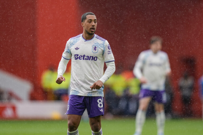Youri Tielemans of Aston Villa during the Premier League match Nottingham Forest vs Aston Villa at City Ground, Nottingham, United Kingdom on 12 April 2026

(Photo by Maynard Manyowa/News Images) in Nottingham, United Kingdom on 4/12/2026. (Photo by Maynard Manyowa/News Images/Sipa USA)
2026.04.12 Nottingham
pilka nozna liga angielska
Nottingham Forest - Aston Villa
Foto News Images/SIPA USA/PressFocus

!!! POLAND ONLY !!!