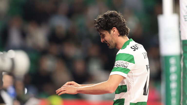Francisco Trincao of Sporting CP during the Liga Portugal Betclic match between Sporting CP and Vitoria Guimaraes at Estadio Jose Alvalade on May 4, 2026 in Lisbon, Portugal. (Photo by Joao Rico/Icon Sport/Sipa USA)
2026.05.04 Lizbona
pilka nozna liga portugalska
Sporting Lizbona - Vitoria Guimaraes
Foto Icon Sport/SIPA USA/PressFocus

!!! POLAND ONLY !!!