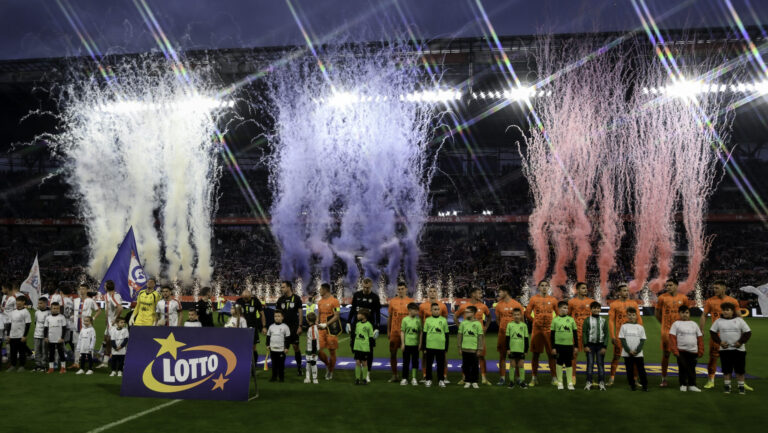 2026.05.09 Zabrze
Pilka nozna PKO Ekstraklasa sezon 2025/2026
Gornik Zabrze - Zaglebie Lubin
N/z Arena Zabrze oprawa przed meczem
Foto Mateusz Sobczak / PressFocus

2026.05.09 Zabrze
Football Polish League PKO Ekstraklasa season 2025/2026
Gornik Zabrze - Zaglebie Lubin
Arena Zabrze oprawa przed meczem
Credit: Mateusz Sobczak / PressFocus