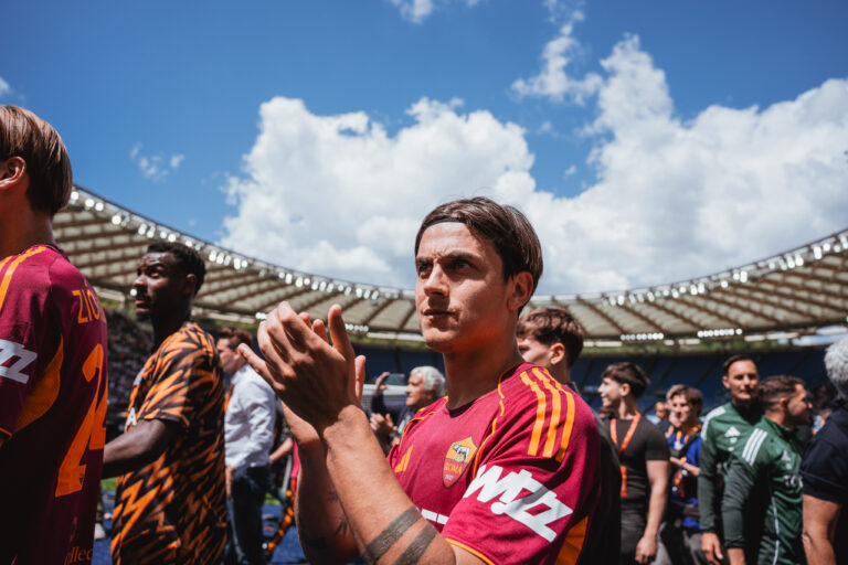 IPA84807982 - Paulo Dybala of A.S. Roma during AS Roma vs SS Lazio, Italian soccer Serie A match in Rome, Italy, May 17 2026 (Photo by /Sipa USA)
2026.05.17 Rzym
pilka nozna liga wloska
AS Roma - SS Lazio Rzym
Foto IPA/SIPA USA/PressFocus

!!! POLAND ONLY !!!