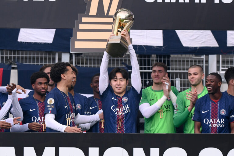 19 Lee KANG IN (psg) during the Ligue 1 McDonald's match between Paris FC and Paris SG at Stade Jean Bouin on May 17, 2026 in Paris, France. (Photo by Philippe Lecoeur/FEP/Icon Sport/Sipa USA)2026.05.17 Paryzpilka nozna liga francuskaParis FC - PSGFoto Icon Sport/SIPA USA/PressFocus!!! POLAND ONLY !!!