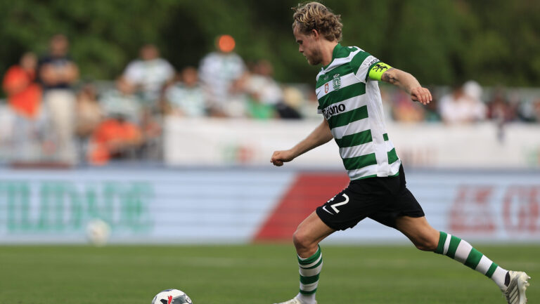 Morten Hjulmand of Sporting CP during the Portuguese Cup final match between Sporting and Torreense at Estadio Nacional do Jamor on May 24, 2026 in Lisbon, Portugal. (Photo by Joao Rico/Icon Sport/Sipa USA)
2026.05.24 Lizbona
pilka nozna puchar portugalii
Sporting Lizbona - SCU Torreense
Foto Icon Sport/SIPA USA/PressFocus

!!! POLAND ONLY !!!