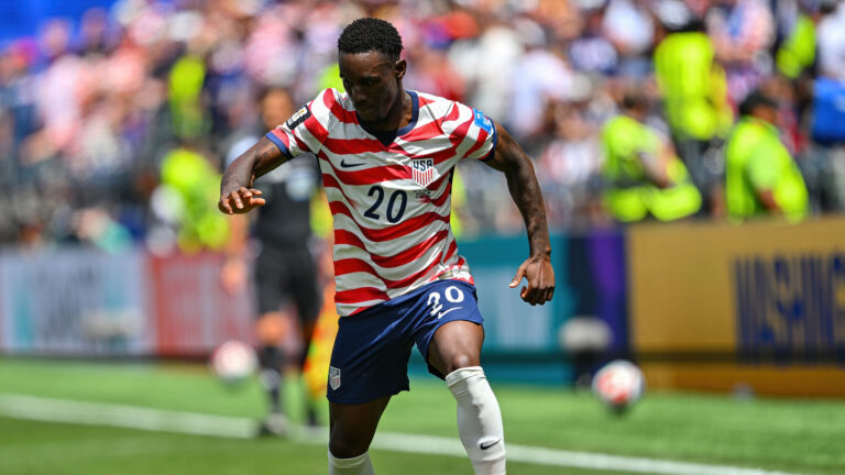 June 19, 2026: United States of America forward Folarin Balogun (20)  during the FIFA World Cup soccer match between Australia and USA in Seattle, WA. Team USA defeated Australia 2-0. Steve Faber / CSM/Sipa USA (Credit Image: © Steve Faber/Cal Sport Media/Sipa USA)
2026.06.19 Seattle
pilka nozna mistrzostwa swiata
Stany Zjednoczone - Australia

Foto Cal Sport Media/SIPA USA/PressFocus

!!! POLAND ONLY !!!