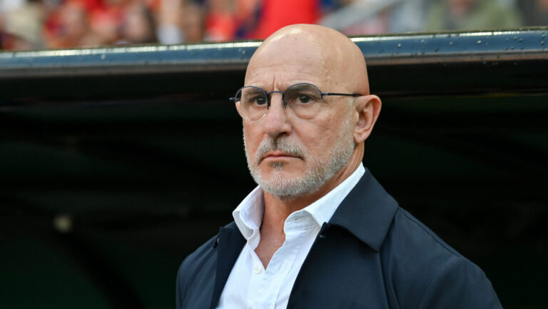 Luis de la Fuente, head coach of Spain, looks on during a FIFA Men’s World Cup 2026 Group Stage football match between Uruguay and Spain at Guadalajara Stadium, in Guadalajara on June 26th 2026 (Photo by Nayra Halm/SPP) (Photo by Nayra Halm/SPP/Sipa USA)
2026.06.26 Guadalajara
pilka nozna , mistrzostwa swiata , mundial 2026
Urugwaj - Hiszpania
Foto Nayra Halm/SPP/SIPA USA/PressFocus

!!! POLAND ONLY !!!