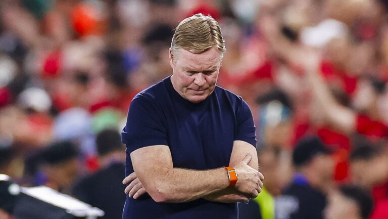 MONTERREY, 29-06-2026, Monterrey Stadium, Match between Morocco and The Netherlands during the World Cup 2026. Picture shows Netherlands coach Ronald Koeman disappointment (Photo by Pro Shots/Sipa USA)
2026.06.30 Guadalupe
pilka nozna , mistrzostwa swiata , mundial 2026
Holandia - Maroko
Foto Pro Shots Photo Agency/SIPA USA/PressFocus

!!! POLAND ONLY !!!