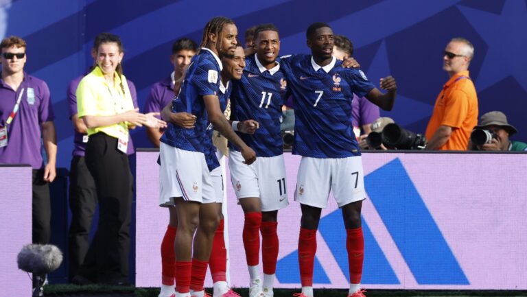 6/30/2026 - NEW JERSEY - Kylian Mbappe of France celebrates scoring the third goal during the 2026 FIFA World Cup round of 32 match between France and Sweden at Boston Stadium on June 30, 2026, in Foxborough, United States. MAURICE VAN STEEN / ANP /ANP/Sipa USA
2026.06.30 East Rutherford
pilka nozna , mistrzostwa swiata , mundial 2026
Francja - Szwecja
Foto ANP/SIPA USA/PressFocus

!!! POLAND ONLY !!!