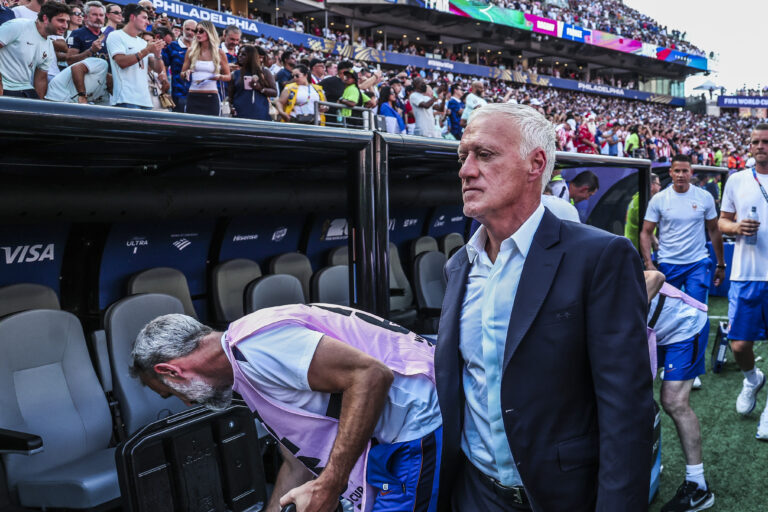 Didier DESCHAMPS head coach of France prior the 2026 FIFA World Cup match between Paraguay and France at Lincoln Financial Field on July 4, 2026 in Philadelphia, Pennsylvania. (Photo by Johnny Fidelin/Icon Sport/Sipa USA)
2026.07.04 Filadelfia
pilka nozna , mistrzostwa swiata , mundial 2026
Paragwaj - Francja
Foto Icon Sport/SIPA USA/PressFocus

!!! POLAND ONLY !!!