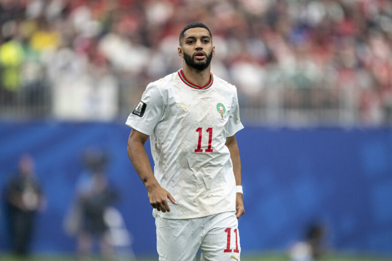 Ismael Saibari of Morocco looks on during the FIFA World Cup 2026 Round of 16 match between Canada and Morocco at Houston Stadium on July 4th,2026 (Photo by Joao Bravo/Sports Press Photo)  (Joao Bravo/Sports Press Photo / SPP) (Photo by Joao Bravo/Sports Press Photo / SPP/Sipa USA)
2026.07.04 Houston
pilka nozna mistrzostwa swiata
Kanada - Maroko

Foto SPP/SIPA USA/PressFocus

!!! POLAND ONLY !!!